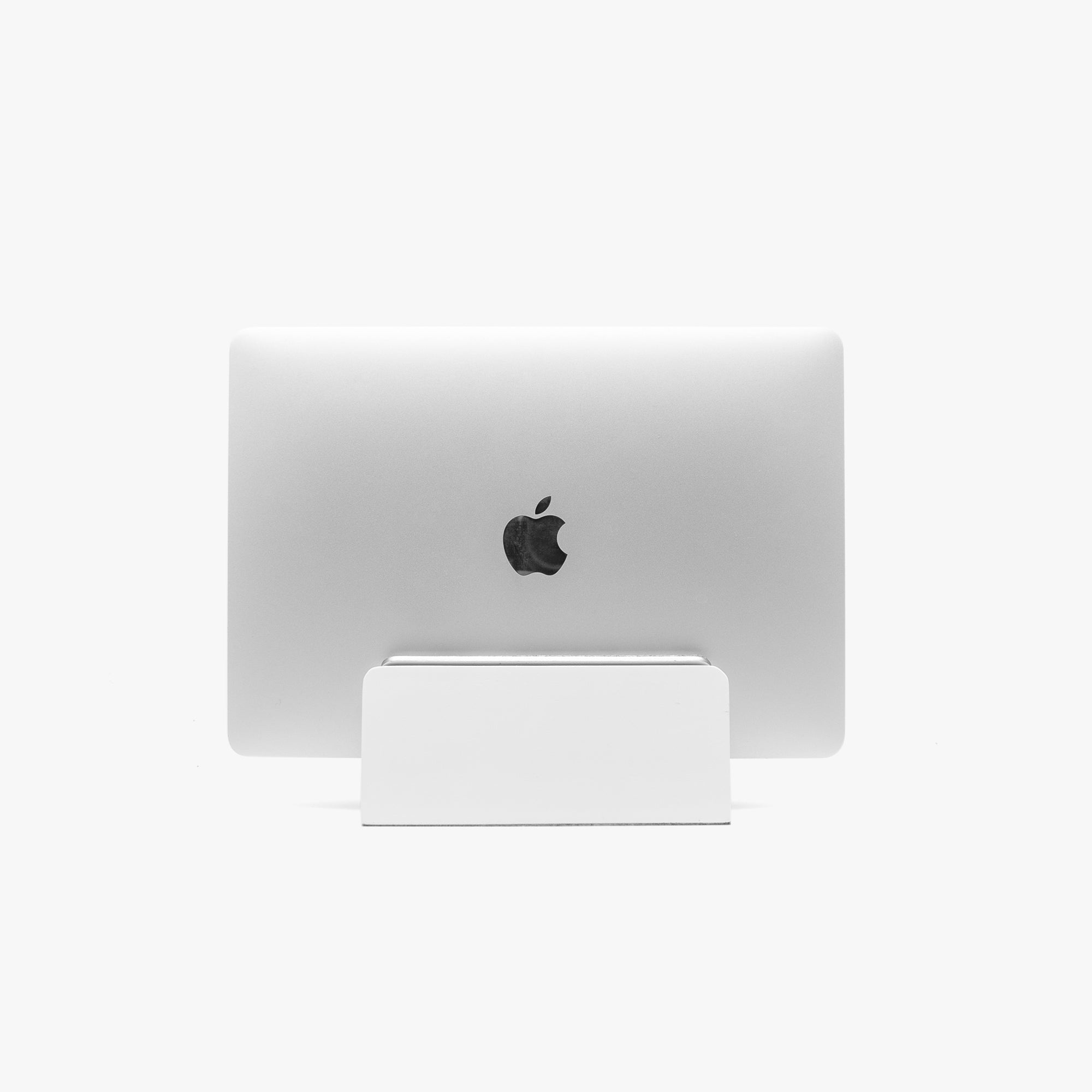 Vertical Laptop Stand | Adjustable | White